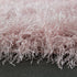 Hochflor Teppich | Flauschiger Hochflor für Wohnzimmer und Schlafzimmer | Rosa